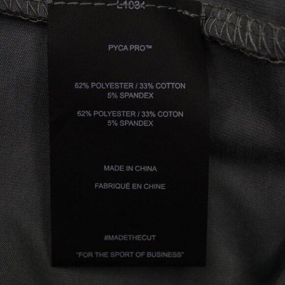 Cuts Curve-Hem Polo Shirt Adult 2XL XXL Green PYCA Pro Short Sleeve Pullover - Picture 8 of 13